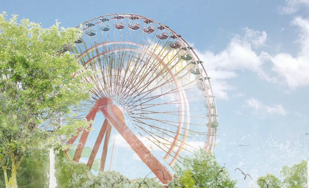 Rotes Riesenrad Spreepark Berlin