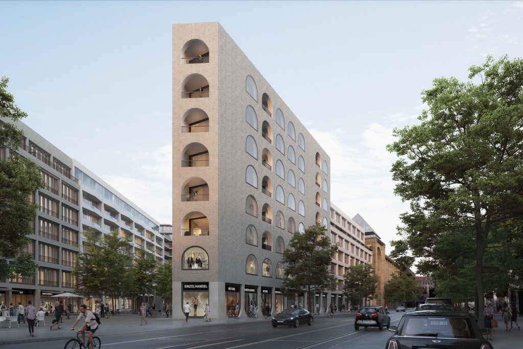 Neubauten an der Oranienburger Straße von Herzog & de Meuron